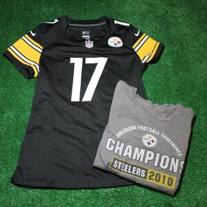 NFL Pittsburgh Steelers #17 Wallace jersey PLUS 2010 AFC Champ shirt